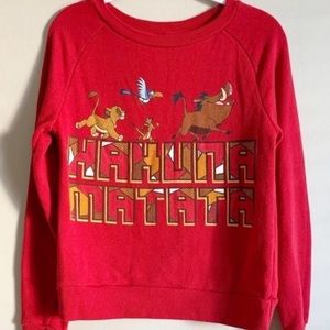 DISNEY / vintage Lion King crewneck pullover